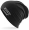 Huuraa Beanie Moseltal verliebt Geschenk Black Moseltal Präsent