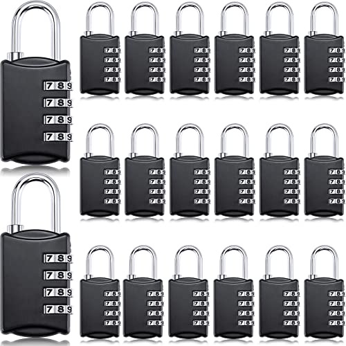 Moxweyeni 20 Pcs 4 Digit Combination Locks Small Combo for Luggage