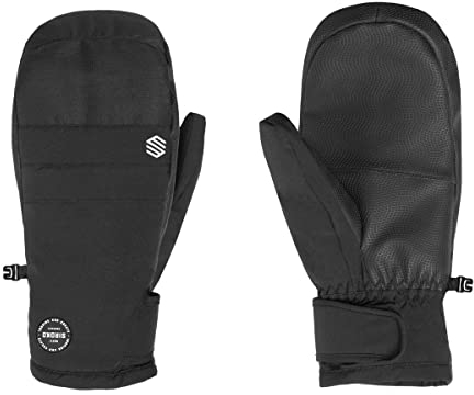 SIROKO PITZTAL Thermo-Fäustlinge für Ski und Schnee, Schwarz, Größe S