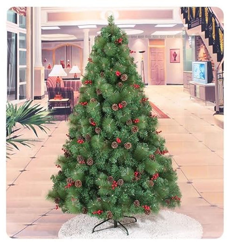 Árbol de Navidad Artificial Árbol de Navidad Falso con Aspecto Realista, en Oferta para liquidación TREEECFCST 221025(Color:Green,Size:4ft/120cm)
