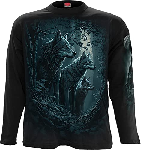Spiral Forest Guardians Männer Langarmshirt schwarz