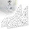 YumSur 2pcs Bathtub Corner Splash Guard,Shower Water Guard,Self-Adhesive Shower Splash Guard Acrylic Shower Corner Water Guard,Bathtub Edge Guard for Bathroom Restroom Bathtub Kitchen