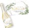 CDXHOME Mini-Champagner-Etiketten für Brautparty, 8,9 x 5,1 cm, für Brautjungfern, wasserdicht und langlebig, für Mini-Champagner, Blätter, 10 Stück
