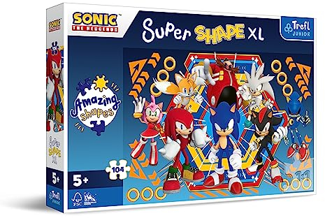 Trefl 50032 Sonic The Hedgehog Kinderpuzzle, Mehrfarbig