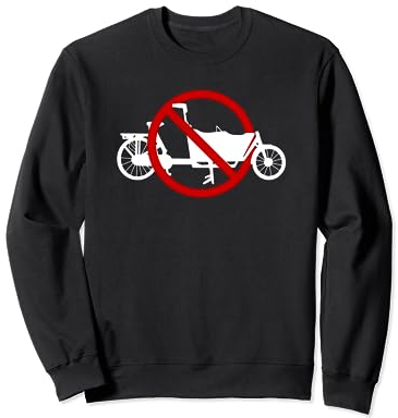 Anti Lastenrad Elektro Cargo Bike Gegen Lastenfahrrad Sweatshirt