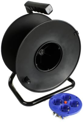 Enrollacable vacio con 4 bases 2P+T 16A 230Vdesmontable sin cableSOLERA TB7427/3