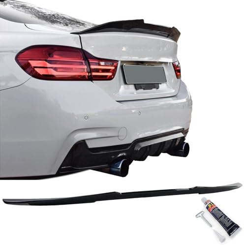 Ducktail Heckspoiler Schwarz Glanz passend für 4er BMW F32 Coupe 2013-2021