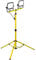 Luceco Tripod Work Site LED Light with Twin Adjustable Heads, Foldable, 3m Cable, Yellow, IP65, 2 x 20W, 2 x 1900lm, 110V, 5000K, LSLTTW2201V