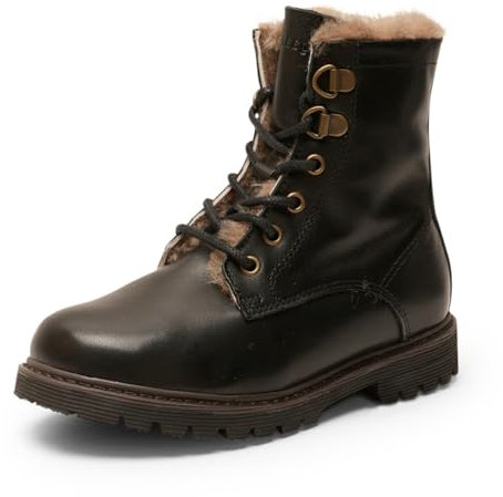 Bisgaard Mädchen Maia Lamb Fashion Boot, Schwarz, 38 EU