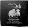 Deko Schiefer Untersetzer personalisiert Keiler Wildschwein - Für Dich - 11x11cm Schwarz Bierdeckel Tischdeko Bieruntersetzer Weinuntersetzer