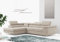 MKS MEBLE Ecksofa Wohnzimmer - Wohnlandschaft - L-Form Couch mit Schlaffunktion - Bettsofa - Wohnzimmer L Couch - Polstersofa mit Bettkasten - Gustaw - Creme - Links