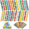RICEDUO Weihnachten Snap Armband für Kinder - 48 Stück, 24 bunte Stile - Bulk Weihnachten Slap Armbänder für Kinder Party Favors, Spielzeug Preise & Goodie Bags Fillers
