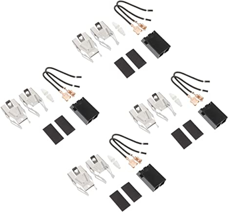 WOONEKY 4ensembles Kits De Prises Universelles Pour Éléments De Cuisinière Électrique Remplacement Pour Brûleurs De Plaques à Induction Et Cuisinières Réparation Facile De