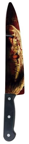 FIESTAS GUIRCA | Bloodied Serial Killer Knife (37 cm) - Toy Weapon for Killer Fancy Dress Costume for Halloween and Horror Parties - Multicolour