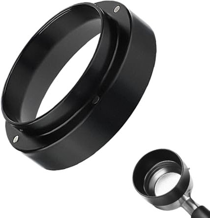 RHQFDM 51mm Coffee Dosing Ring Universal Funnel Coffee Dosing Ring Magnetic Coffee Dosing Ring Reusable Dosing Ring Portafilter Professional Barista Accessories Suitable for Coffee Machines