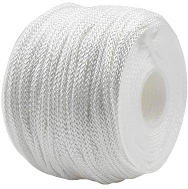 Hilo para Hacer Pulseras, Cuerda de Nylon para Cortinas y Venecianas, Kit de 50 M de Largo y 1.8 MM de Grosor, para Manualidades y Creación de Pulseras