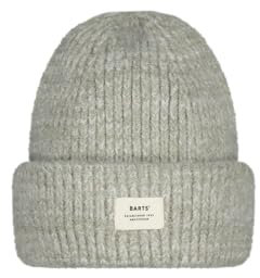Barts Damen Beanie gestrickte Wintermütze mit Umschlag Owlet 3602 Pale Army 13