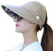 Mädchen Damen Faltbarer Sonnenschutz Strandhut Sonnenschutzhut Sonnenhut Traktor (Khaki, One Size)