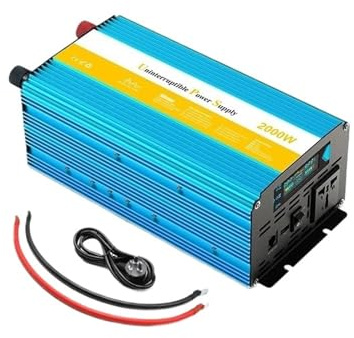 Transformateur Onduleur Voiture 2000 W 4000 W 6000 W 3000 W 12 V CC 24 V CA 220 V Transformateur À Onde Sinusoïdale pour Batterie Secours(12V,220V(60HZ),2000W 4000W)