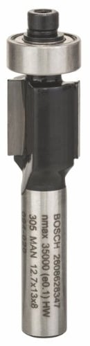 Bosch Accessories Professional Bündigfräser Standard for Wood (für Holz, Ø 12,7 mm, Arbeitslänge 13 mm, Zubehör Handfräse)
