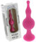 Gode anal à ventouse en silicone fuchsia - 12 cm - Fuchsia