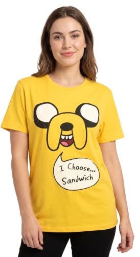 Adventure Time Jake I Choose Sandwich Women's T-Shirt Yellow