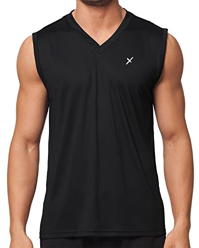CFLEX Herren Sport Shirt Fitness Muscle-Shirt Sportswear Collection - Schwarz XXL