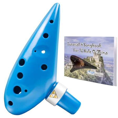 Ocarina of Time 12 Loch Kunststoff Zelda Ocarina, 12 Loch Alto C Okarina, Replica Zelda Ocarina, unverwüstlichem Kunststoff-oskarina von oscarinawind