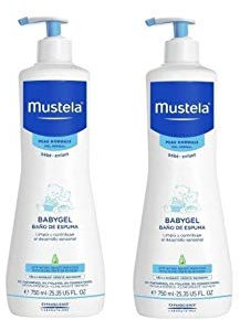 Mustela, bain moussant, paquet de 2 x 750 ml (total: 1500 ml)