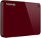 Toshiba Canvio Advance 2TB Portable External Hard Drive USB 3.0, Red (HDTC920XR3AA)