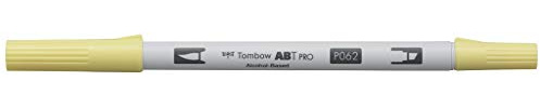 Tombow ABTP-062 Alkoholbasierter Marker ABT PRO zwei Spitzen pale yellow
