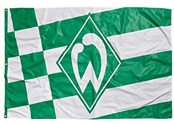 Hissflagge Werder Bremen Raute - 120 x 180 cm + gratis Aufkleber