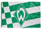 Hissflagge Werder Bremen Raute - 120 x 180 cm + gratis Aufkleber