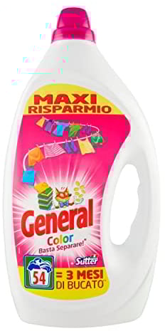 General Liquido 54 Lavaggi Color, 2700ml