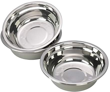 Waikhomes Deep Mixing Bowl, 6-Pack Serving Bowl Stainless Steel, Prep Bowls
