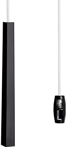 sleeklight Cordon de tirage pour lumière - Design minimaliste et discret - Argenté, noir et doré - Noir de jais