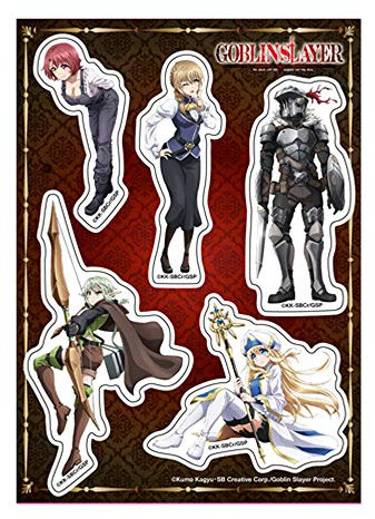 Goblin Slayer S1 Gruppen-Aufkleber-Set, 12,7 x 17,8 cm