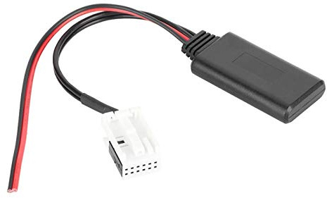 Qiilu Bluetooth Audio Kabel, Auto Adapter Bluetooth Wireless Audio Line Musik MP3 AUX Bluetooth Audio Kabel Sender und Empfänger für Radio CD-1