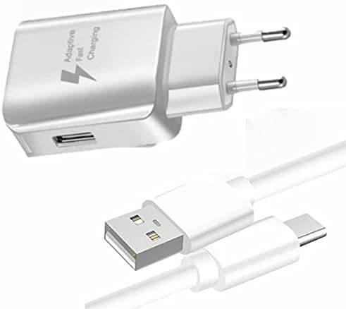 Super Pack Chargeur + Câble pour Samsung A22/M22/F22/A52s 5G/A72/A03s/M21 2021/M22/M32 5G/M52 5G/F42 5G Samsung Z Fold3/Z Flip3 5G Fast Charger Ultra Puissant et Rapide 3A + Cable Type C