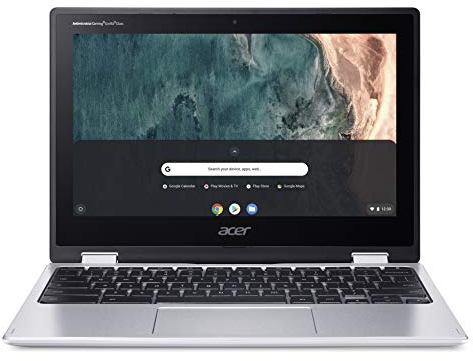 Acer Chromebook Spin 311 (CP311-2H-C6LA) Laptop | 11 HD Touch-Display | Intel Celeron N4120 | 4 GB RAM | 64 GB eMMC | Intel UHD Graphics 600 | Google ChromeOS | silber