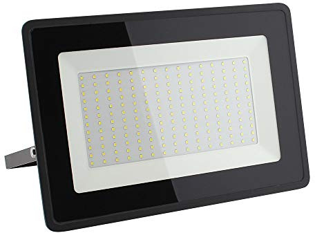 Greenice Foco Proyector LED 200W 24000Lm 4000ºK IP66 Impermeable Regulable | Iluminación Exterior de Alta Eficiencia | Ideal para Exteriores, Jardines, Naves