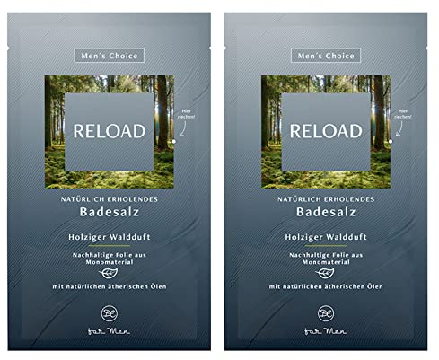 2er Pack Dresdner Essenz Pflegebad Men´s Choice Reloaded 2 x 60 g Badezusatz vegan