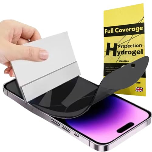 WARDSAN [1 Pack] for IPHONE 11/XR (6,1) Hydrogel Privacy Screen Protector | Ultra-Thin Flexible Soft TPU Film | Anti-Spy, Anti-Scratch, private, Full Coverage, Fingerprint Unlock, Case Friendly