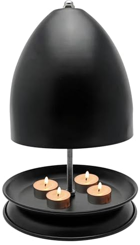 Chauffe-Bougies à Double paroi Chauffe-Bougies de Camping Radiateur en métal pour Le Chauffage du Salon et de la Chambre à Coucher en Hiver