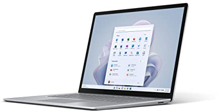 Microsoft Surface Laptop 5 - 15 Inch 2-in-1 Tablet PC - (Intel Core i7-1255U, 8GB RAM, 256GB SSD, Windows 11 Home) - Platinum (Renewed)