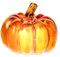 Herbstdeko Kürbis Halloween Dekorationen Kürbislaterne Beleuchtet,Herbst Dekoration Kürbis Deko Led Kerzen Herbst Dekoration Leuchtender Tischdeko,Herbstdeko Erntedankfest Thanksgiving Party (Gold)