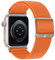 Bisikor Braided Straps Compatible with Apple Watch Band 49 46 45 44 42 41 40 38mm Women Men Stretchy Solo Loop Nylon Strap for iWatch Ultra 2 SE Series 10 9 8 7 6 5 4 (38/40/41/42, Orange)