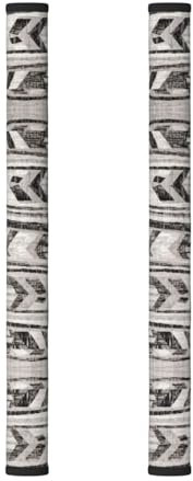 JEJEA Grey Tribal Print Refrigerator Door Handle Cover,Handles Antiskid Protector Gloves,Kitchen Appliance Decor