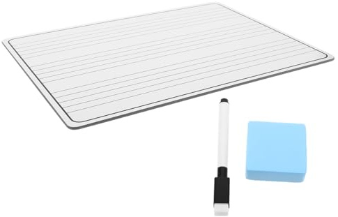 WEKAMOS Doppelseitiges Whiteboard mit Musiknotenlinien und Leerer Schreibfläche Tragbares Trocken Abwischbares Board für Schüler Lehrer und Musiker im Klassenzimmer Büro und Zuhause