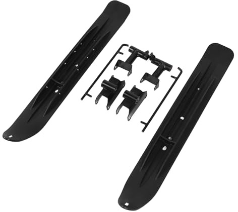 KLLJRFW 1 Paar Schneemotorrad Schlitten Vorder Ski Kufe, Antirutsch Griff Verstärkt Schneerenn Kits für ATV Go Kart UTV Quad Bike, Schneeschlitten Kufen Zubehör